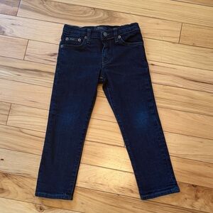 Ralph Lauren Polo 4t Dark Wash Kids Hampton Straight Jeans